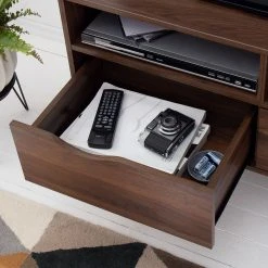 Mørteens TV-Lowboard Gjora II - Gummibaum teilmassiv - Walnuss -Wohnzimmermöbel boutique en ligne 1000123453 190325 11253000003 GALLERYIMAGES P000000001000123453