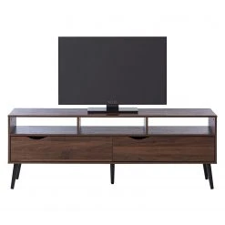 Mørteens TV-Lowboard Gjora III - Gummibaum teilmassiv - Walnuss -Wohnzimmermöbel boutique en ligne 1000123475 190131 15241200041 GALLERYIMAGES P000000001000123475