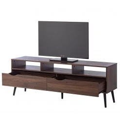 Mørteens TV-Lowboard Gjora III - Gummibaum teilmassiv - Walnuss -Wohnzimmermöbel boutique en ligne 1000123475 190131 15241200044 GALLERYIMAGES P000000001000123475