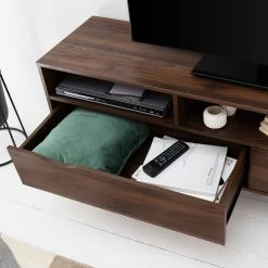 Mørteens TV-Lowboard Gjora III - Gummibaum teilmassiv - Walnuss -Wohnzimmermöbel boutique en ligne 1000123475 190321 17262600025 GALLERYIMAGES P000000001000123475