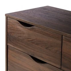 Mørteens Kommode Gjora II - Gummibaum teilmassiv - Walnuss -Wohnzimmermöbel boutique en ligne 1000123696 190131 07360300015 GALLERYIMAGES P000000001000123696