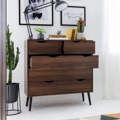 Mørteens Kommode Gjora II - Gummibaum teilmassiv - Walnuss -Wohnzimmermöbel boutique en ligne 1000123696 190405 15413800015 MOOD GALLERYIMAGES P000000001000123696 mood