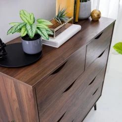 Mørteens Kommode Gjora II - Gummibaum teilmassiv - Walnuss -Wohnzimmermöbel boutique en ligne 1000123696 190405 15413800017 GALLERYIMAGES P000000001000123696