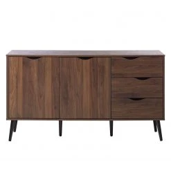Mørteens Sideboard Gjora - Gummibaum teilmassiv - Walnuss -Wohnzimmermöbel boutique en ligne 1000123698 190201 06504100011 GALLERYIMAGES P000000001000123698