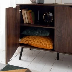 Mørteens Sideboard Gjora - Gummibaum teilmassiv - Walnuss -Wohnzimmermöbel boutique en ligne 1000123698 190325 11253100015 GALLERYIMAGES P000000001000123698