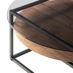 Studio Copenhagen Couchtisch Sumstad - Rauchglas / Metall - Nussbaum / Schwarz 17 Studio Copenhagen Couchtisch Sumstad - Rauchglas / Metall - Nussbaum / Schwarz -Wohnzimmermöbel boutique en ligne 1000123773 190206 17223100034 GALLERYIMAGES P000000001000123773