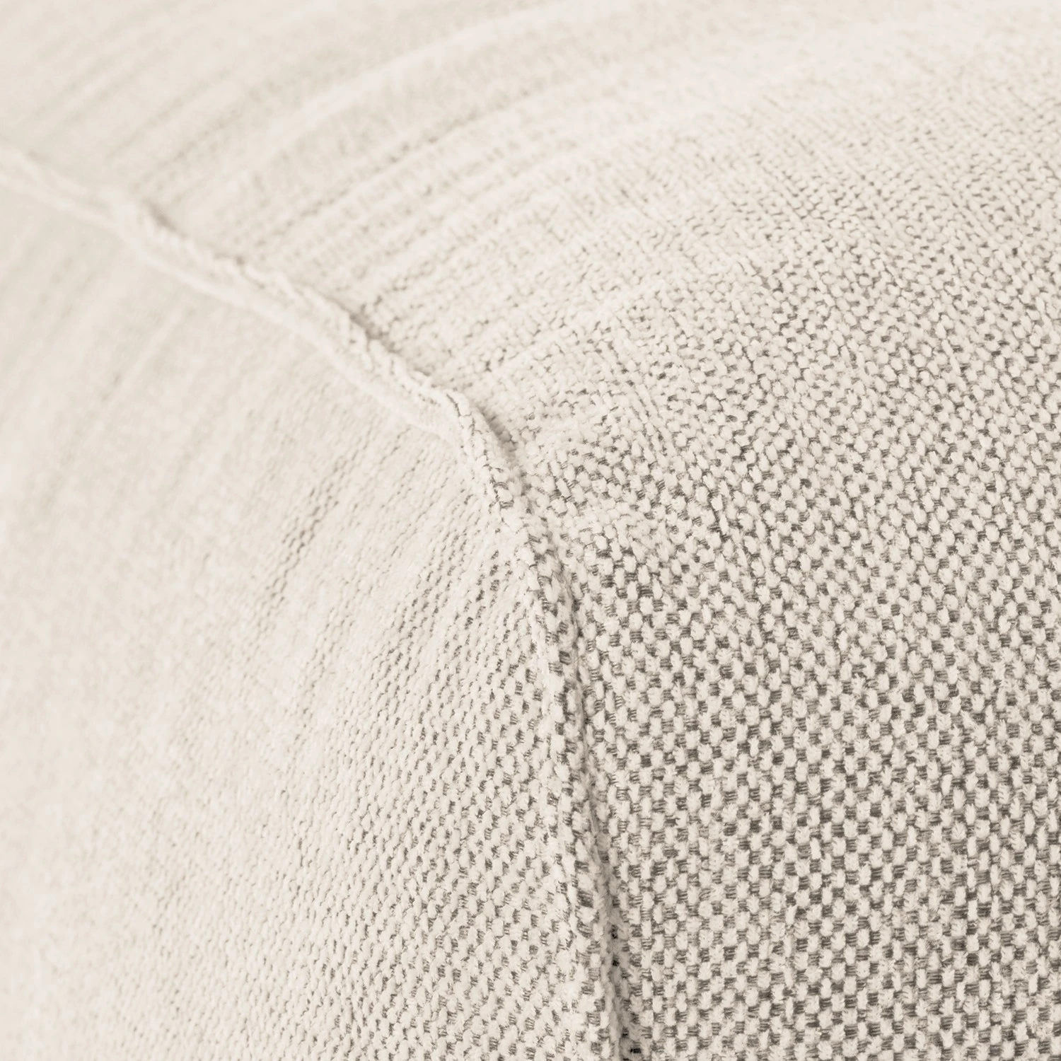 Studio Copenhagen Polsterhocker HUDSON - Webstoff Saia: Beige 9 Studio Copenhagen Polsterhocker HUDSON - Webstoff Saia: Beige – Bild 9