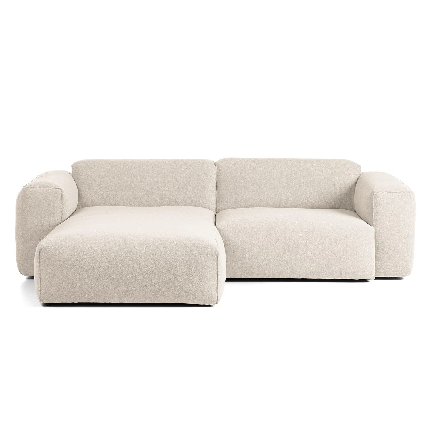 Studio Copenhagen Ecksofa HUDSON 1,5-Sitzer mit Longchair - Webstoff Saia: Beige - Longchair davorstehend links 3 Studio Copenhagen Ecksofa HUDSON 1,5-Sitzer mit Longchair - Webstoff Saia: Beige - Longchair davorstehend links – Bild 3