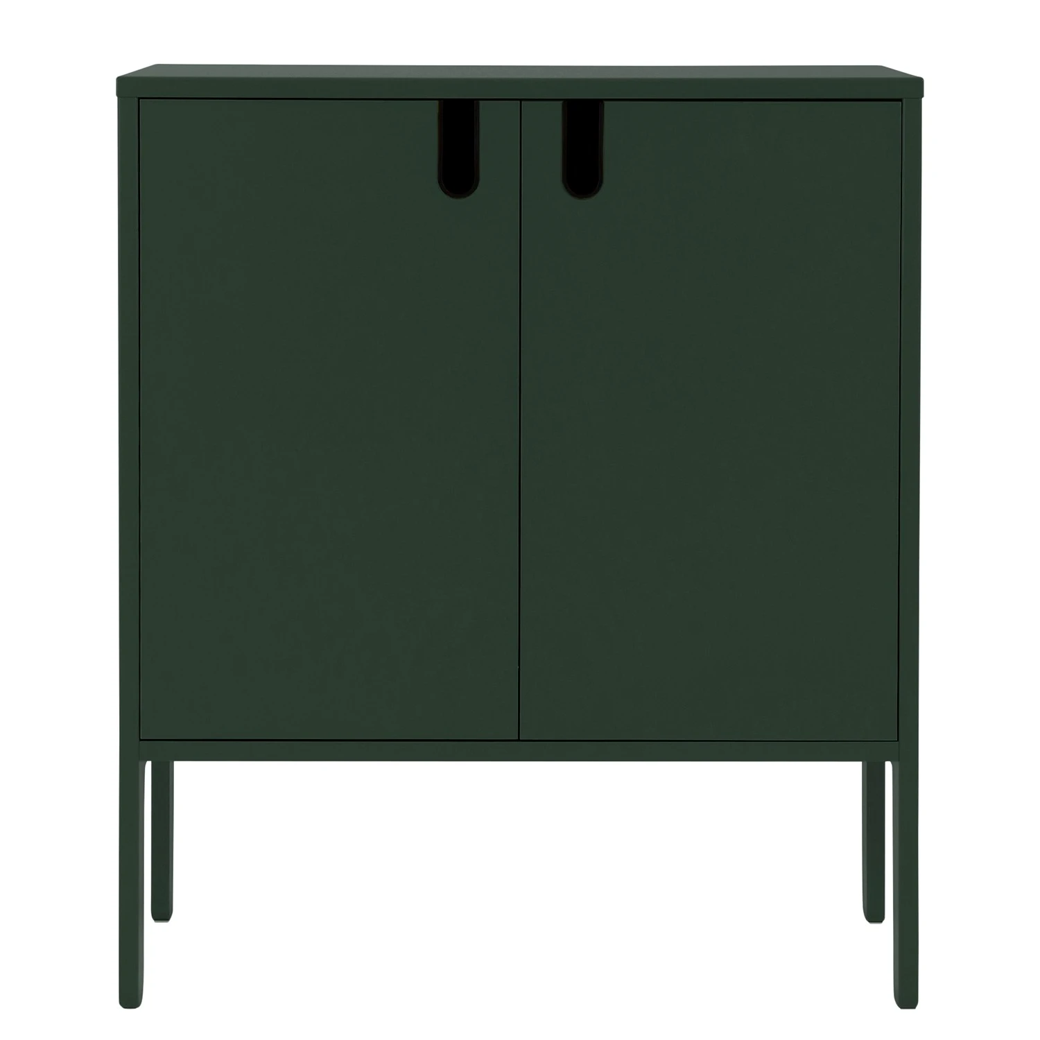 Tenzo Kommode Uno - Dunkelgrün - Breite: 76 cm 1 Tenzo Kommode Uno - Dunkelgrün - Breite: 76 cm