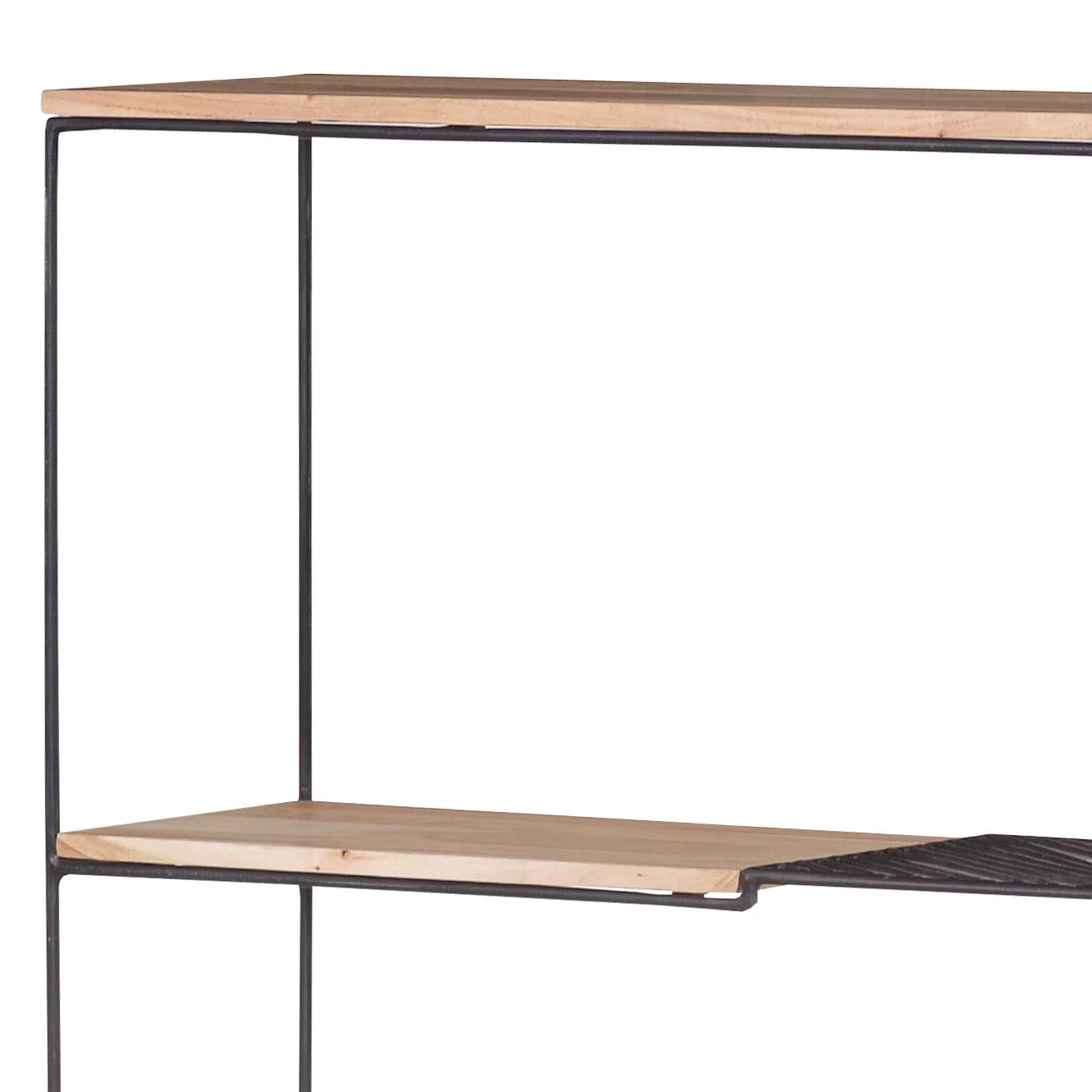 Red Living Regal Soltas - Akazie massiv / Metall - Akazie / Schwarz 4 Red Living Regal Soltas - Akazie massiv / Metall - Akazie / Schwarz – Bild 4