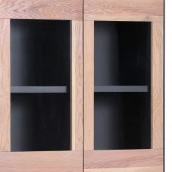 Norrwood Vitrinenschrank Colfax - Eiche teilmassiv - Eiche / Grau 7 Norrwood Vitrinenschrank Colfax - Eiche teilmassiv - Eiche / Grau -Wohnzimmermöbel boutique en ligne 1000124011 180803 14033072 GALLERYIMAGES P000000001000124011