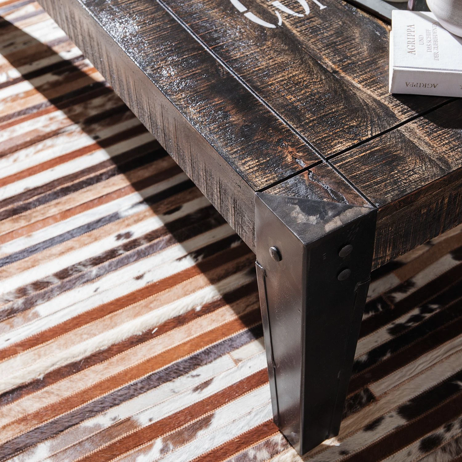 Ars manufacti Couchtisch Keyport - Mango massiv - Breite: 120 cm 10 Ars manufacti Couchtisch Keyport - Mango massiv - Breite: 120 cm – Bild 10