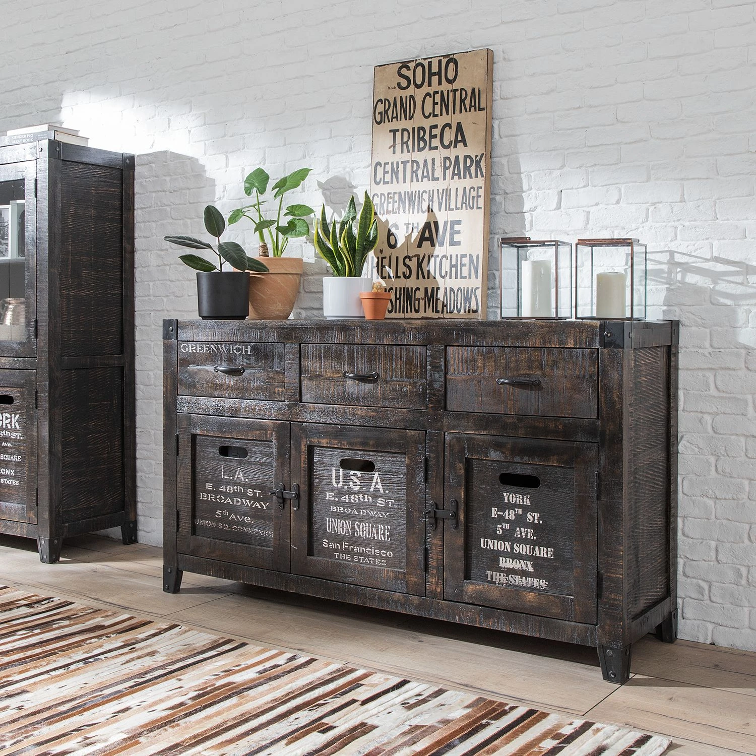 Ars manufacti Sideboard Keyport II - Mango massiv 2 Ars manufacti Sideboard Keyport II - Mango massiv – Bild 2