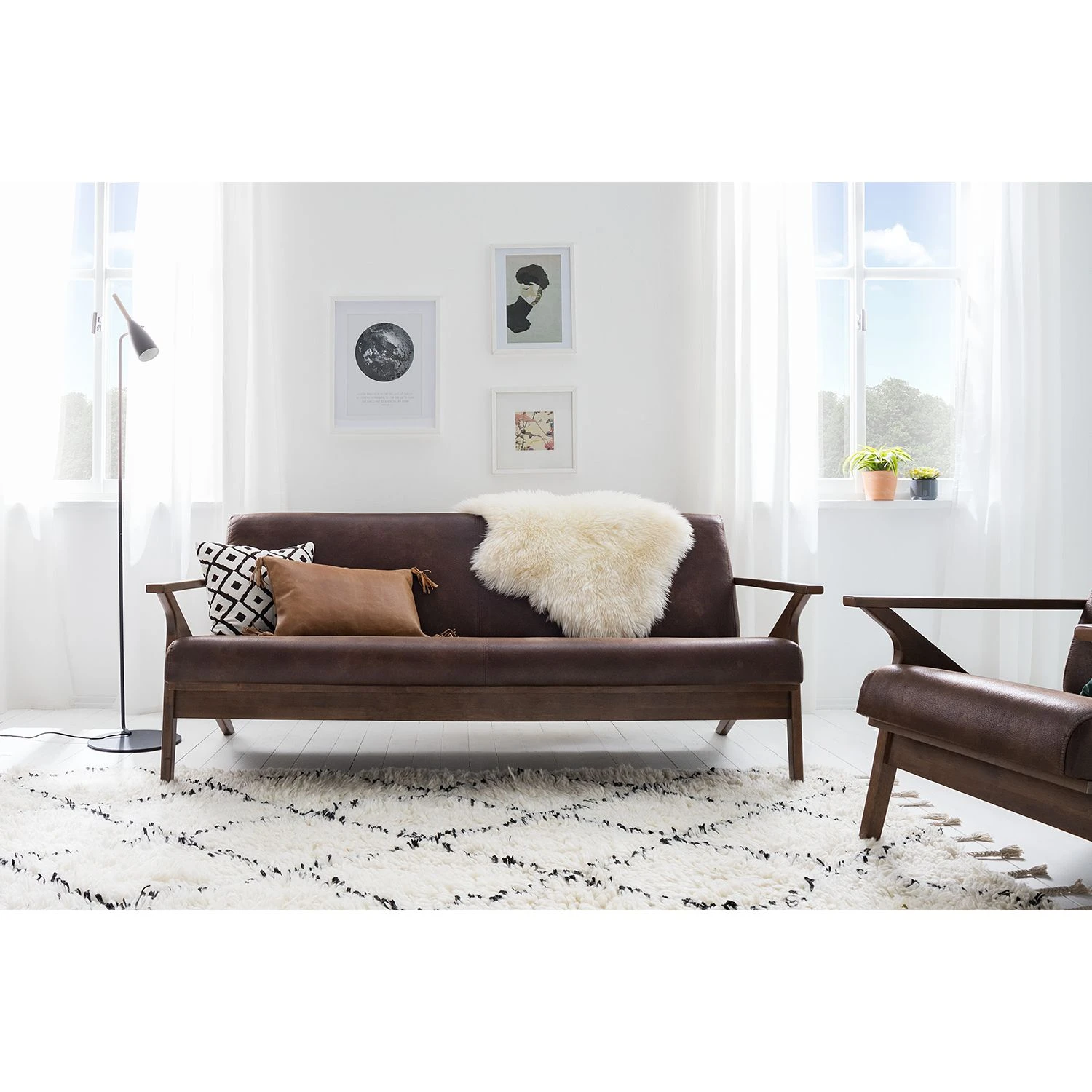 Mørteens Sofa Coop I (3-Sitzer) - Antiklederlook 3 Mørteens Sofa Coop I (3-Sitzer) - Antiklederlook – Bild 3