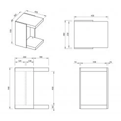 Temahome Beistelltisch Klaus - Beton Dekor / Schwarz 23 Temahome Beistelltisch Klaus - Beton Dekor / Schwarz -Wohnzimmermöbel boutique en ligne 1000126110 180723 13470623 GALLERYIMAGES P000000001000126110