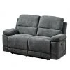 Modoform Sofa Leticia (2-Sitzer) - Mikrofaser - Grau