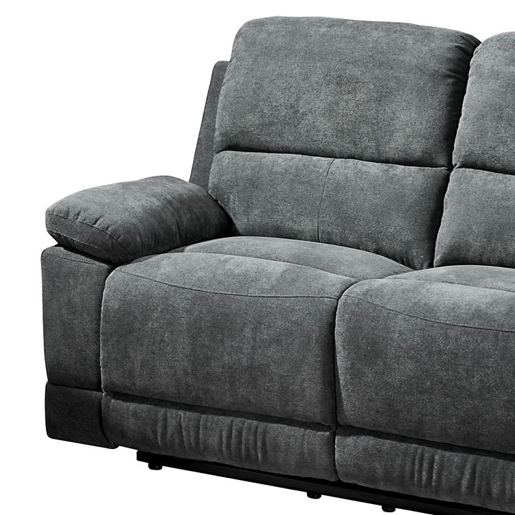 Modoform Sofa Leticia (2-Sitzer) - Mikrofaser - Grau 6 Modoform Sofa Leticia (2-Sitzer) - Mikrofaser - Grau – Bild 6