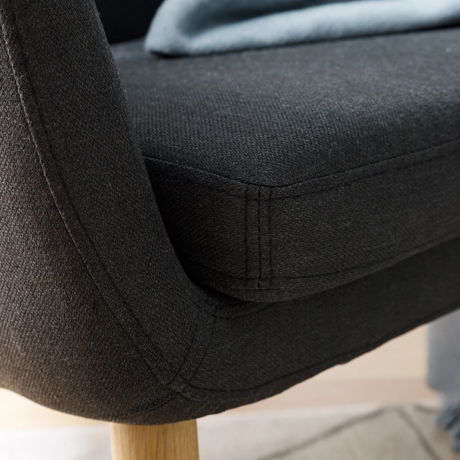 Mørteens Sessel Nicholas - Webstoff - Anthrazit 10 Mørteens Sessel Nicholas - Webstoff - Anthrazit – Bild 10