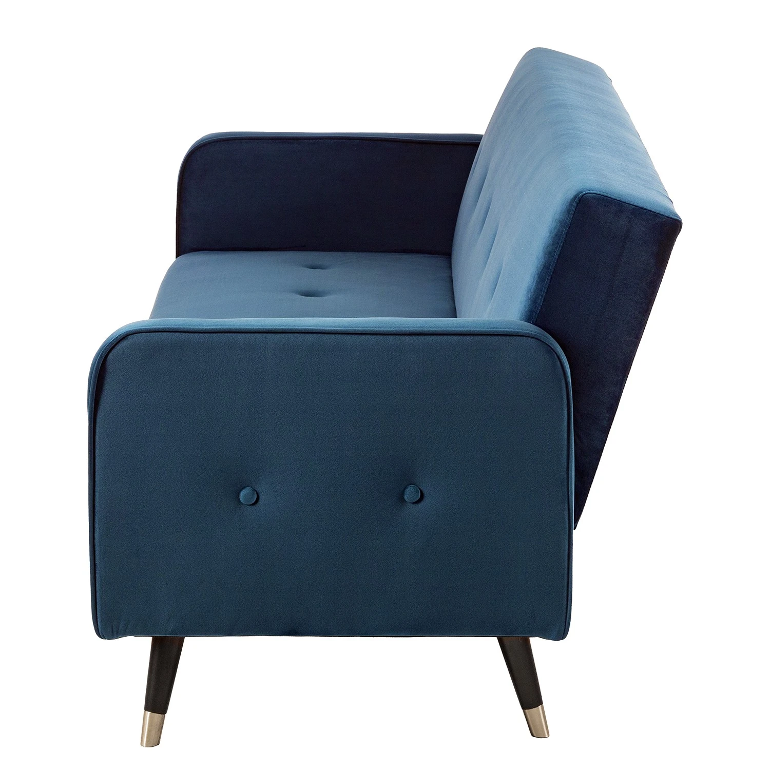 Jack & Alice Schlafsofa Daru I - Samt - Dunkelblau 6 Jack & Alice Schlafsofa Daru I - Samt - Dunkelblau – Bild 6