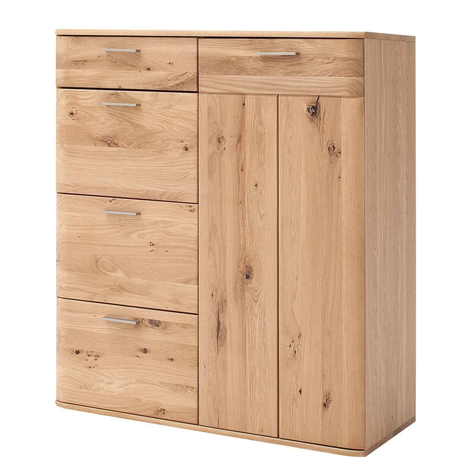 Naturoo Kommode Kvilla V - Balkaneiche Bianco teilmassiv - Balkaneiche Bianco / Eiche Bianko 1 Naturoo Kommode Kvilla V - Balkaneiche Bianco teilmassiv - Balkaneiche Bianco / Eiche Bianko