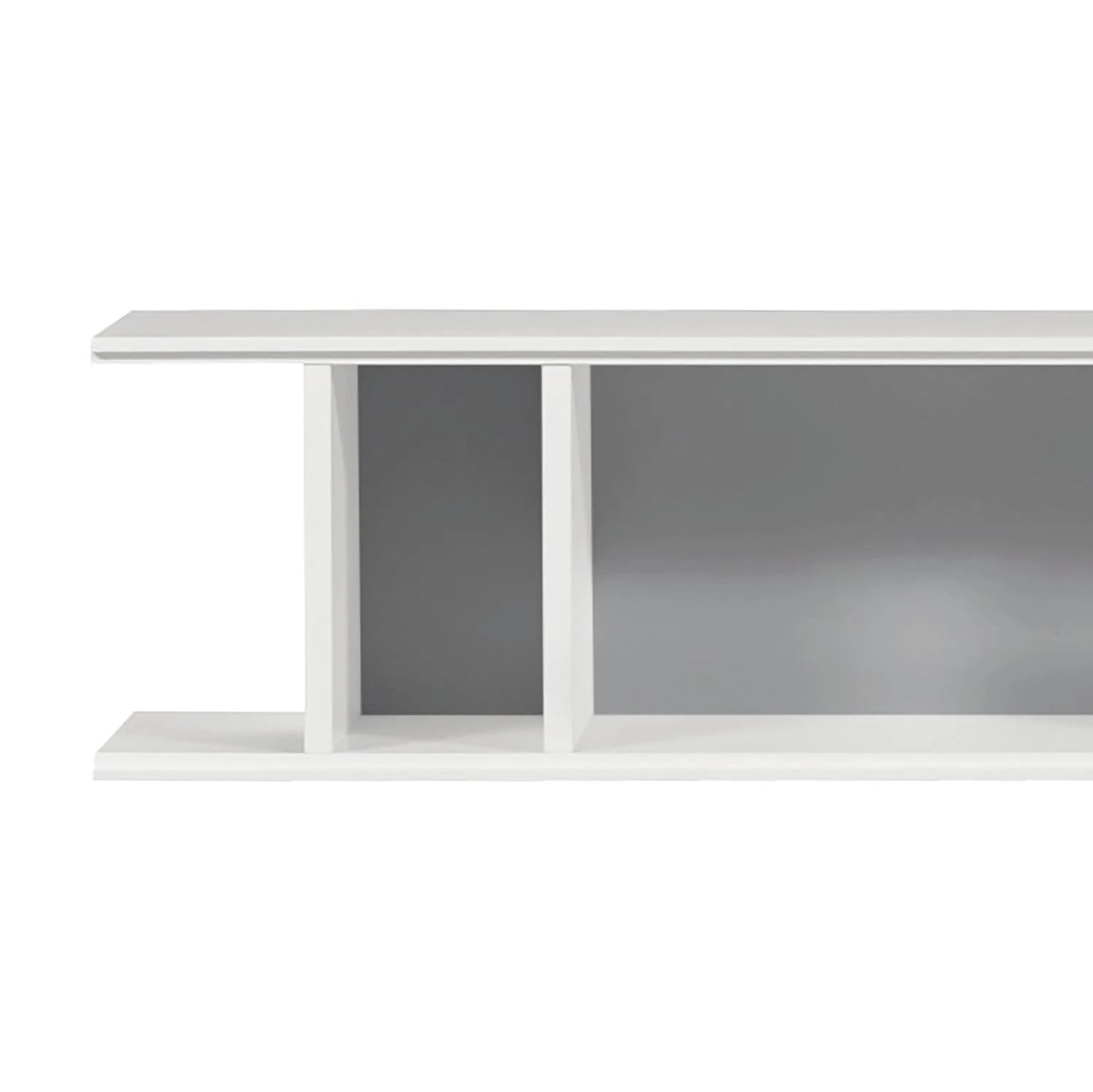 Now! by hülsta Hängeregal hülsta now easy - Lack Reinweiß / Hellgrau 7 Now! by hülsta Hängeregal hülsta now easy - Lack Reinweiß / Hellgrau – Bild 7