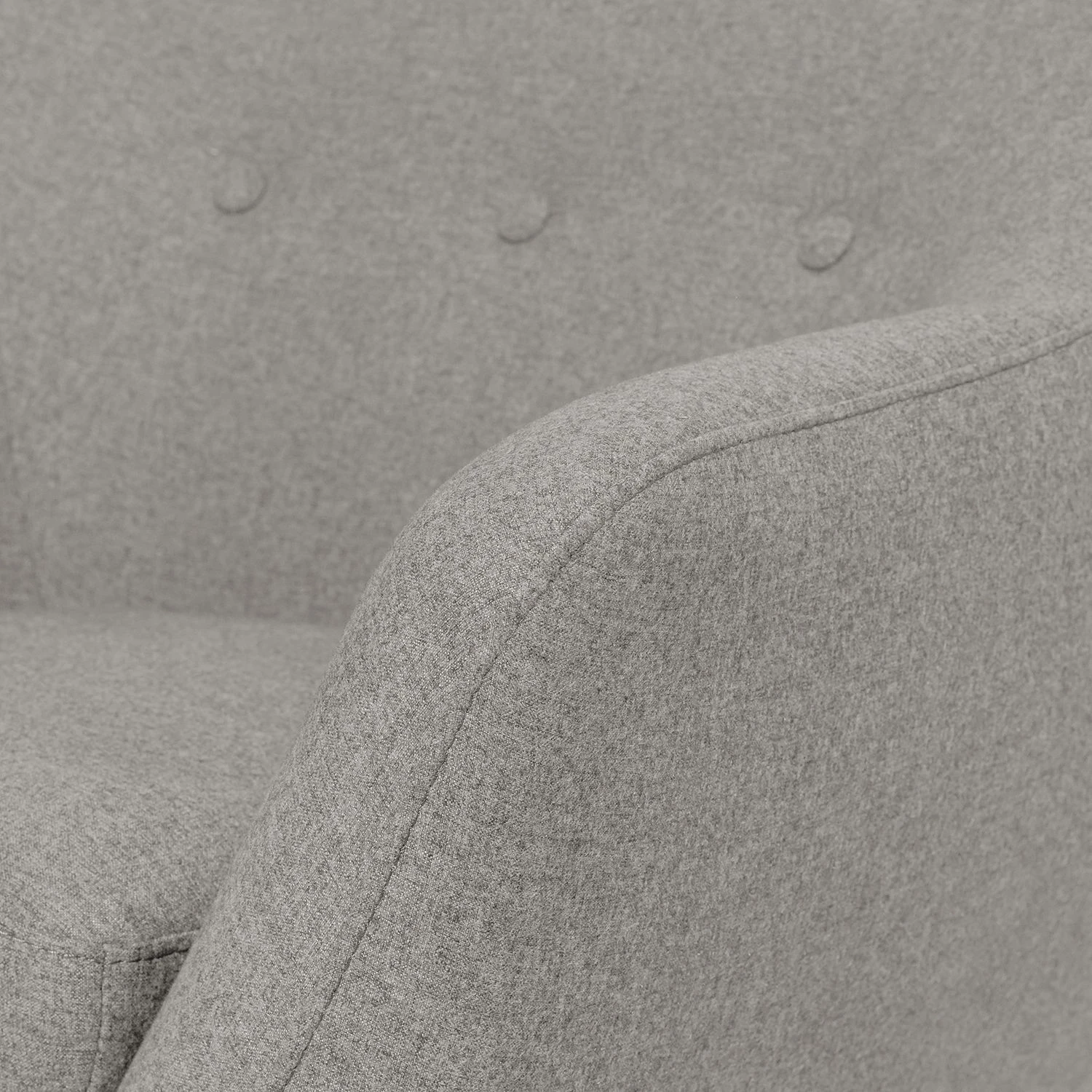 Mørteens Sessel Lamia - Webstoff - Grau 5 Mørteens Sessel Lamia - Webstoff - Grau – Bild 5