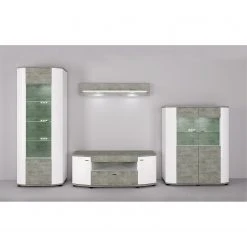 Fredriks Wandboard Karlsburg - Weiß / Beton Dekor -Wohnzimmermöbel boutique en ligne 1000128191 210429 08265400003 MOOD DETAILS P000000001000128191 mood