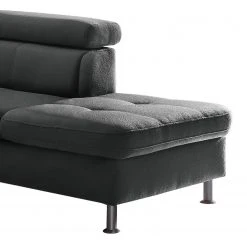 Loftscape Wohnlandschaft Rivas - Dunkelgrau - Longchair davorstehend links / Ottomane rechts - Mit Schlaffunktion -Wohnzimmermöbel boutique en ligne 1000128349 180809 143043322 GALLERYIMAGES P000000001000128349