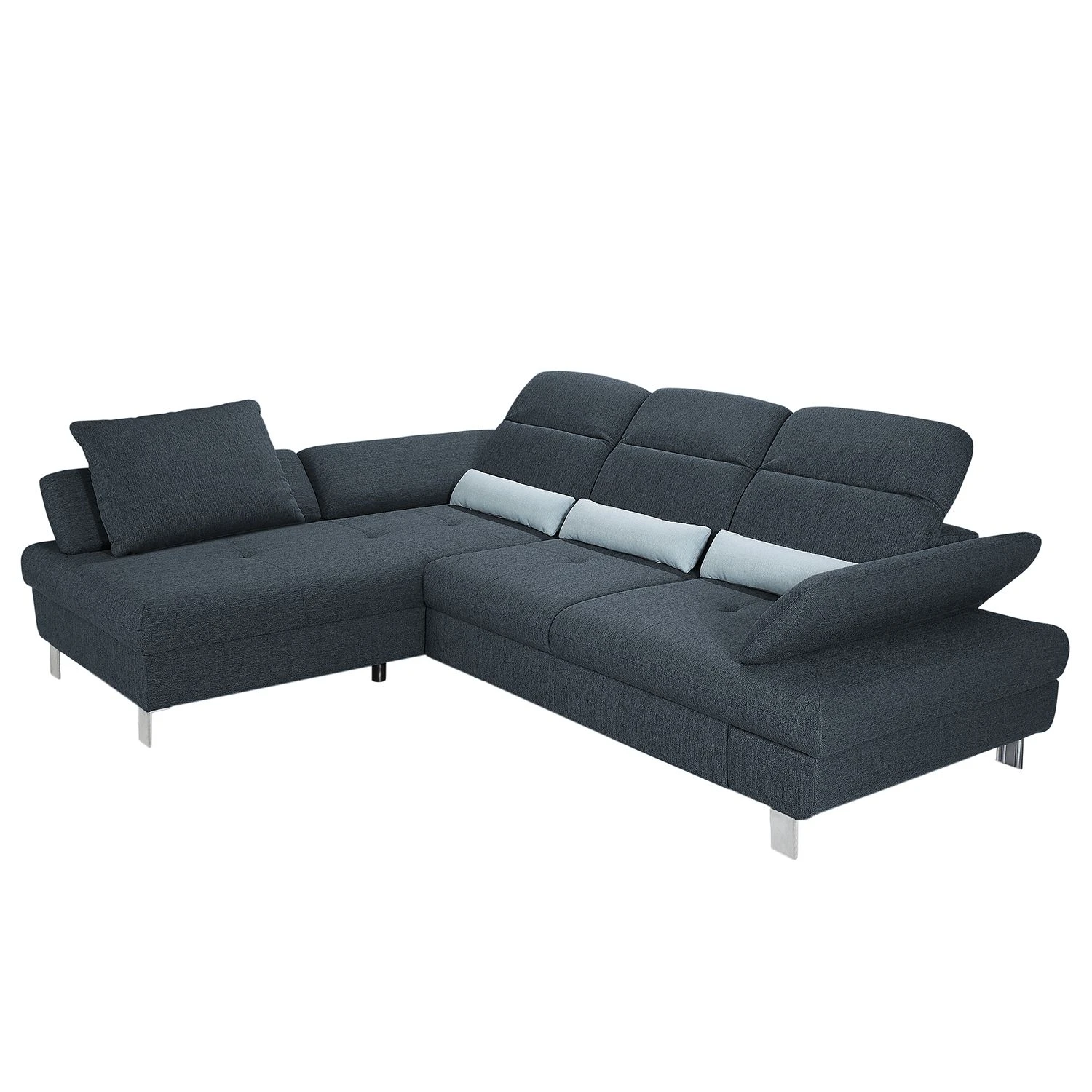 Loftscape Ecksofa Granada - Schiefergrau - Longchair davorstehend links 10 Loftscape Ecksofa Granada - Schiefergrau - Longchair davorstehend links – Bild 10