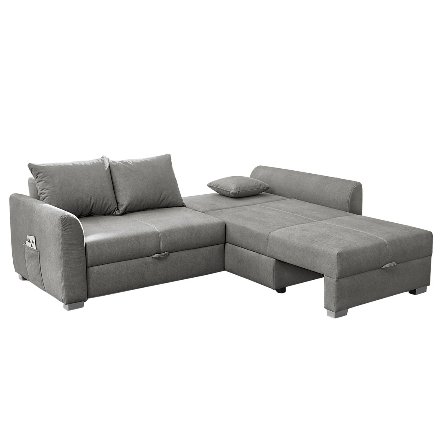 Fredriks Ecksofa Jaru II - Microfaser - Grau 6 Fredriks Ecksofa Jaru II - Microfaser - Grau – Bild 6