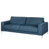 Fredriks Sofa Fiesta I (3-Sitzer) - Strukturstoff - Jeansblau