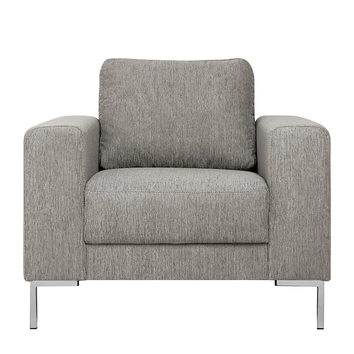 Fredriks Sessel Fiesta I - Strukturstoff - Platin 2 Fredriks Sessel Fiesta I - Strukturstoff - Platin – Bild 2