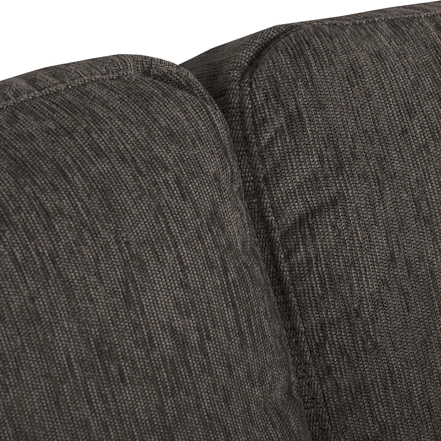 Wohnlandschaft Fiesta I - Strukturstoff - Dunkelgrau - Longchair davorstehend rechts / Ottomane links 8 Wohnlandschaft Fiesta I - Strukturstoff - Dunkelgrau - Longchair davorstehend rechts / Ottomane links – Bild 8