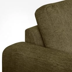 Fredriks Ecksofa Fiesta I - Strukturstoff - Olivgrün - Longchair davorstehend rechts - Ohne Schlaffunktion -Wohnzimmermöbel boutique en ligne 1000128873 211015 15510100413 DETAILS P000000001000128873