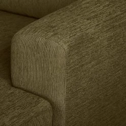 Fredriks Ecksofa Fiesta I - Strukturstoff - Olivgrün - Longchair davorstehend rechts - Ohne Schlaffunktion -Wohnzimmermöbel boutique en ligne 1000128873 211015 15510100455 DETAILS P000000001000128873