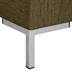 Fredriks Ecksofa Fiesta I - Strukturstoff - Olivgrün - Longchair davorstehend rechts - Ohne Schlaffunktion -Wohnzimmermöbel boutique en ligne 1000128873 211015 15510100488 DETAILS P000000001000128873