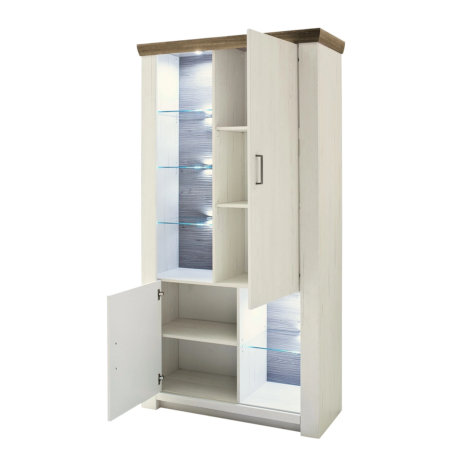 Ridgevalley Highboard Pontile II - Pinie Aurelio Dekor / Eiche Nelson Dekor - Höhe: 210 cm 3 Ridgevalley Highboard Pontile II - Pinie Aurelio Dekor / Eiche Nelson Dekor - Höhe: 210 cm – Bild 3