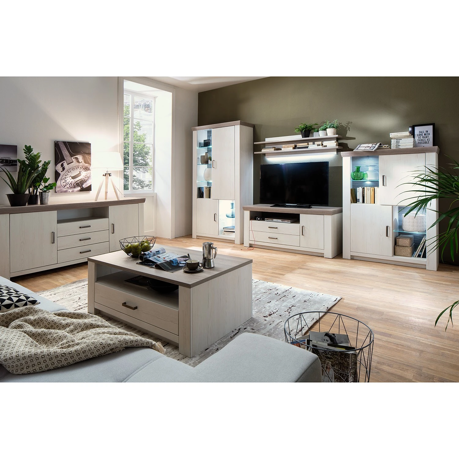 Ridgevalley Sideboard Pontile II - Pinie Aurelio Dekor / Eiche Nelson Dekor 3 Ridgevalley Sideboard Pontile II - Pinie Aurelio Dekor / Eiche Nelson Dekor – Bild 3