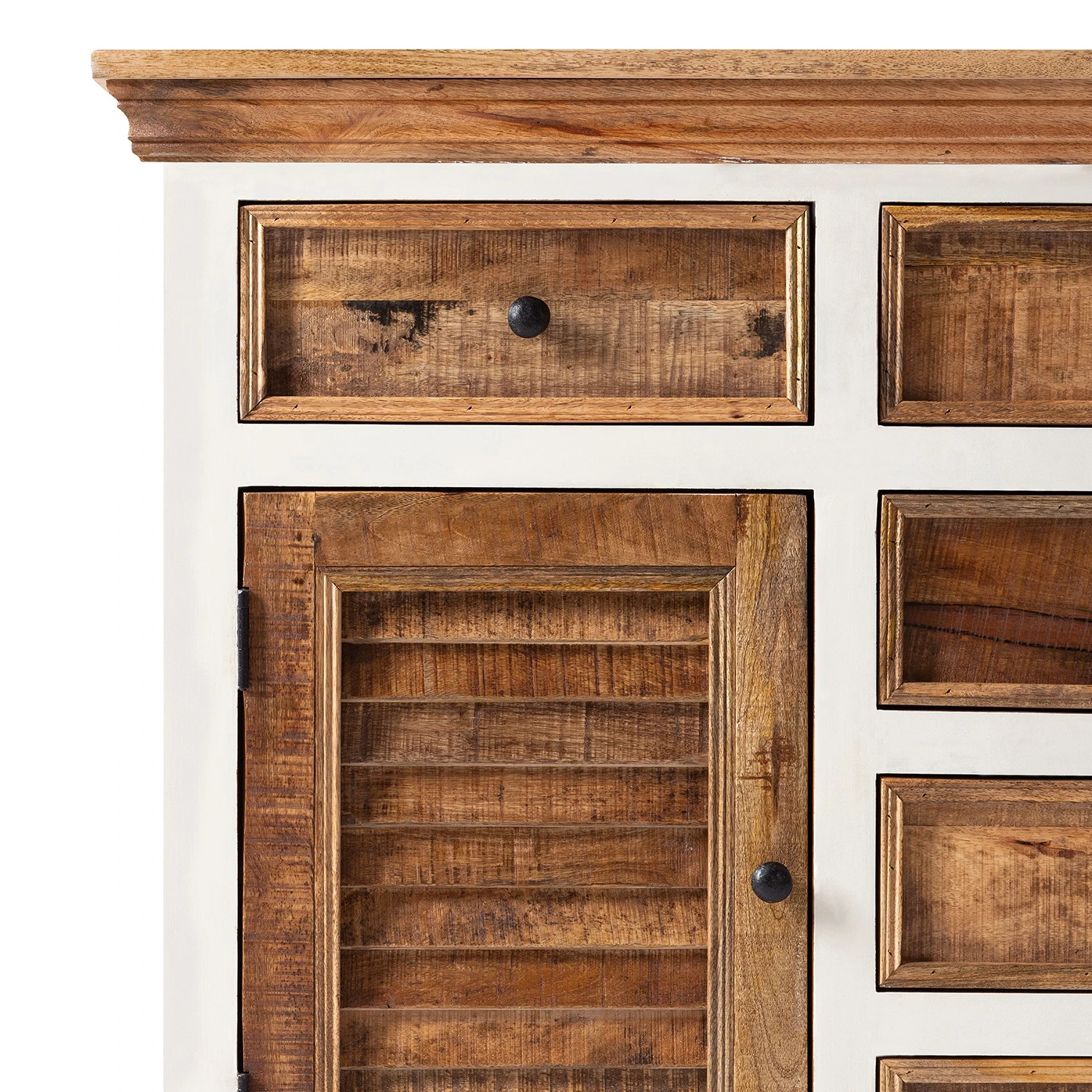 Maison Belfort Sideboard Newhaven - Mango teilmassiv - Mango / Weiß 8 Maison Belfort Sideboard Newhaven - Mango teilmassiv - Mango / Weiß – Bild 8