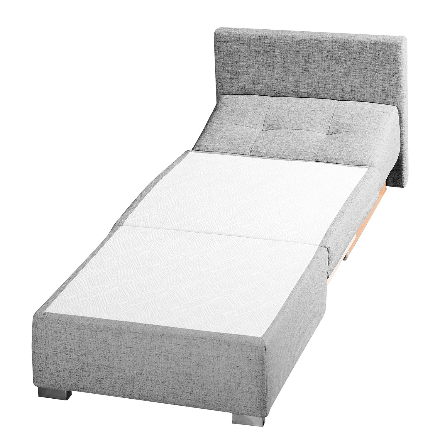 Fredriks Schlafsessel Cattai - Strukturstoff - Lichtgrau 3 Fredriks Schlafsessel Cattai - Strukturstoff - Lichtgrau – Bild 3