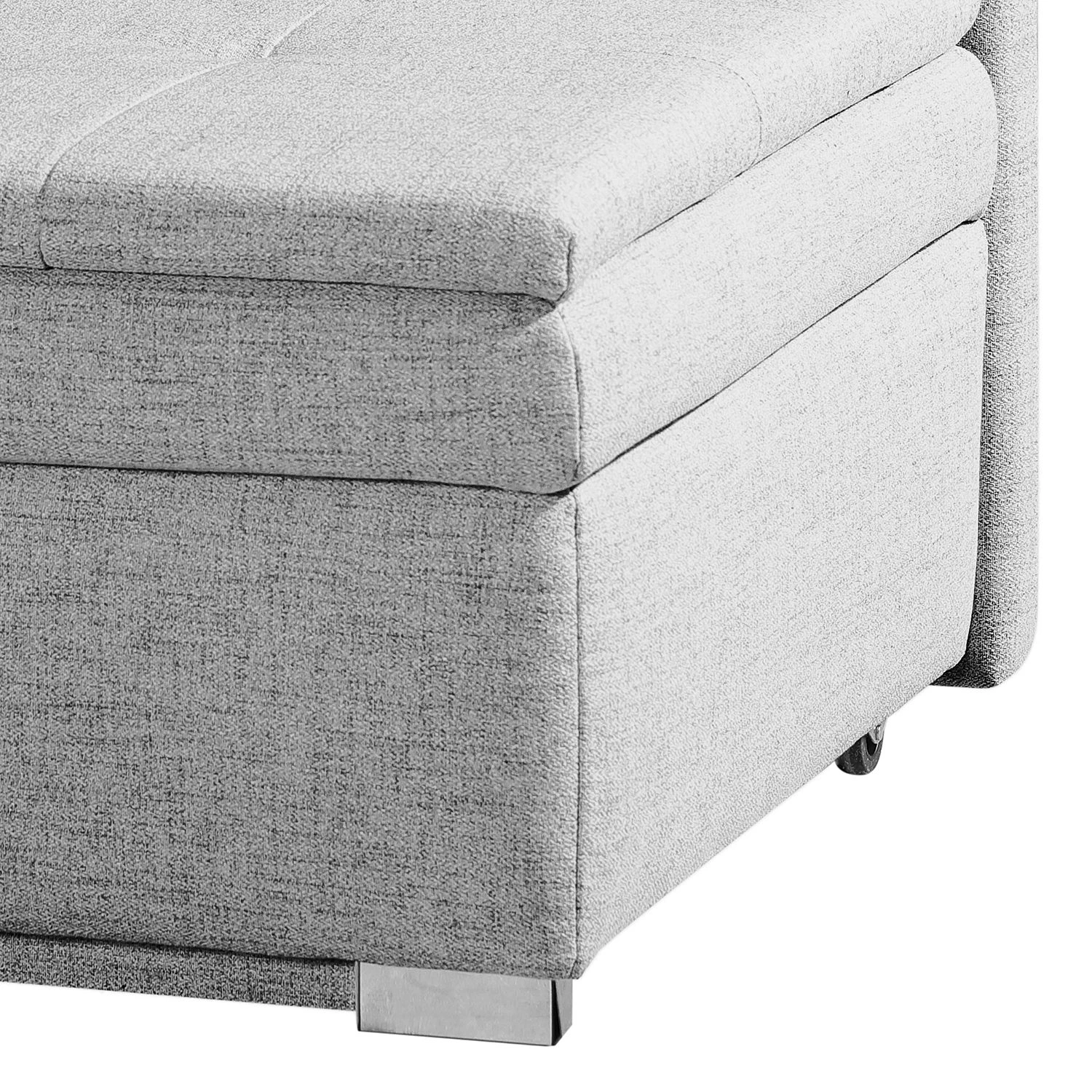 Fredriks Schlafsessel Cattai - Strukturstoff - Lichtgrau 6 Fredriks Schlafsessel Cattai - Strukturstoff - Lichtgrau – Bild 6