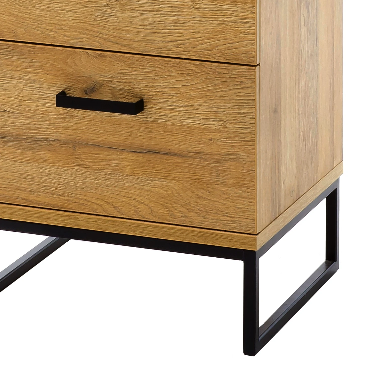 Red Living Kommode Krokby III - Eiche Grandson Dekor / Schwarz 6 Red Living Kommode Krokby III - Eiche Grandson Dekor / Schwarz – Bild 6