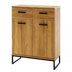 Red Living Kommode Krokby I - Eiche Grandson Dekor / Schwarz