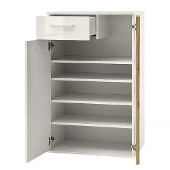 Loftscape Kommode Vantaa I - Hochglanz Weiß / Eiche Dekor 13 Loftscape Kommode Vantaa I - Hochglanz Weiß / Eiche Dekor -Wohnzimmermöbel boutique en ligne 1000129178 200811 14100401433 DETAILS P000000001000129178