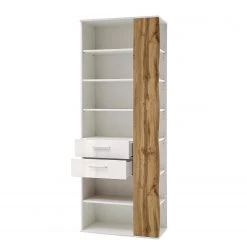 Loftscape Regal Vantaa - Hochglanz Weiß / Eiche Dekor -Wohnzimmermöbel boutique en ligne 1000129181 200811 14102901455 DETAILS P000000001000129181