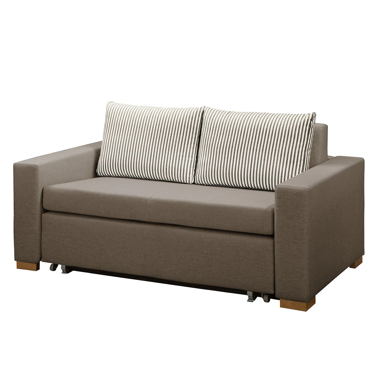 Maison Belfort Schlafsofa Latina XV - Webstoff - Taupe - Breite: 150 cm 1 Maison Belfort Schlafsofa Latina XV - Webstoff - Taupe - Breite: 150 cm