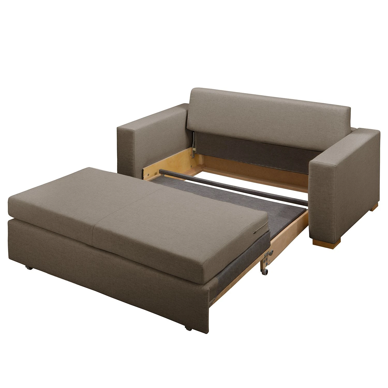 Maison Belfort Schlafsofa Latina XV - Webstoff - Taupe - Breite: 150 cm 6 Maison Belfort Schlafsofa Latina XV - Webstoff - Taupe - Breite: 150 cm – Bild 6