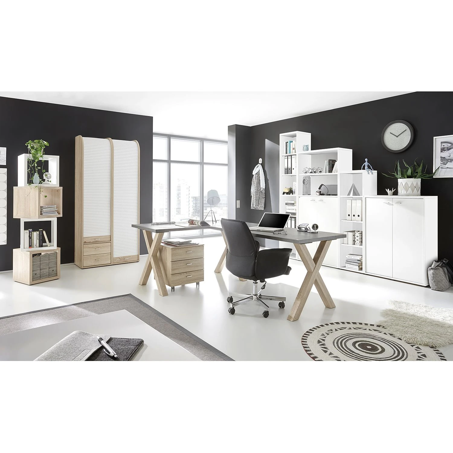 Mooved Aktenregal Leeton ll - Weiß - Höhe: 145 cm 2 Mooved Aktenregal Leeton ll - Weiß - Höhe: 145 cm – Bild 2