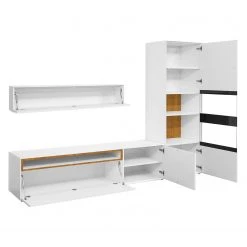 Now! by hülsta Wohnwand hülsta now easy III (4-teilig) - Lack Reinweiß / Natureiche 6 Now! by hülsta Wohnwand hülsta now easy III (4-teilig) - Lack Reinweiß / Natureiche -Wohnzimmermöbel boutique en ligne 1000131858 180920 17412118 GALLERYIMAGES P000000001000131858