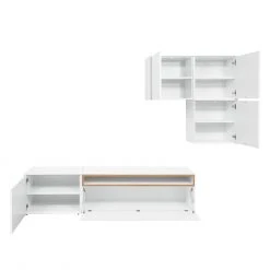 Now! by hülsta Wohnwand hülsta now easy I (5-teilig) - Lack Reinweiß / Natureiche 13 Now! by hülsta Wohnwand hülsta now easy I (5-teilig) - Lack Reinweiß / Natureiche -Wohnzimmermöbel boutique en ligne 1000131863 180920 17412143 GALLERYIMAGES P000000001000131863